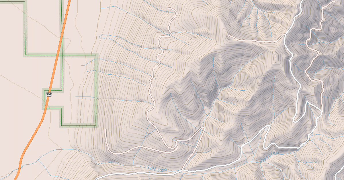 Map preview of USFS National Forest System Roads {70C2AB7F-E37C-464F-BF25-9B12D61A8437}