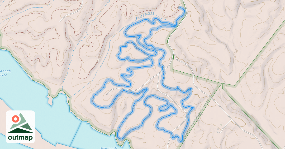 Map of Brown Wave