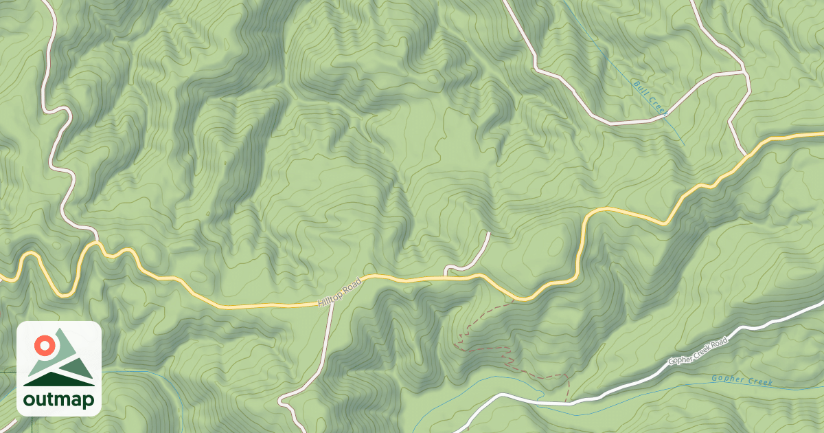 Map of HILLTOP
