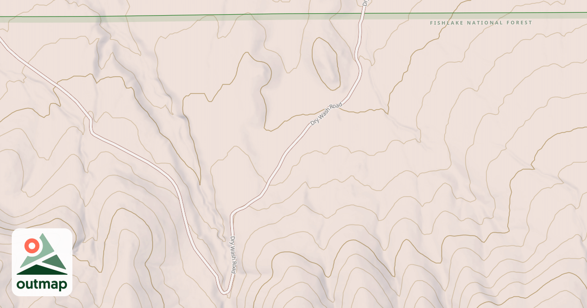 Map of DRY WASH