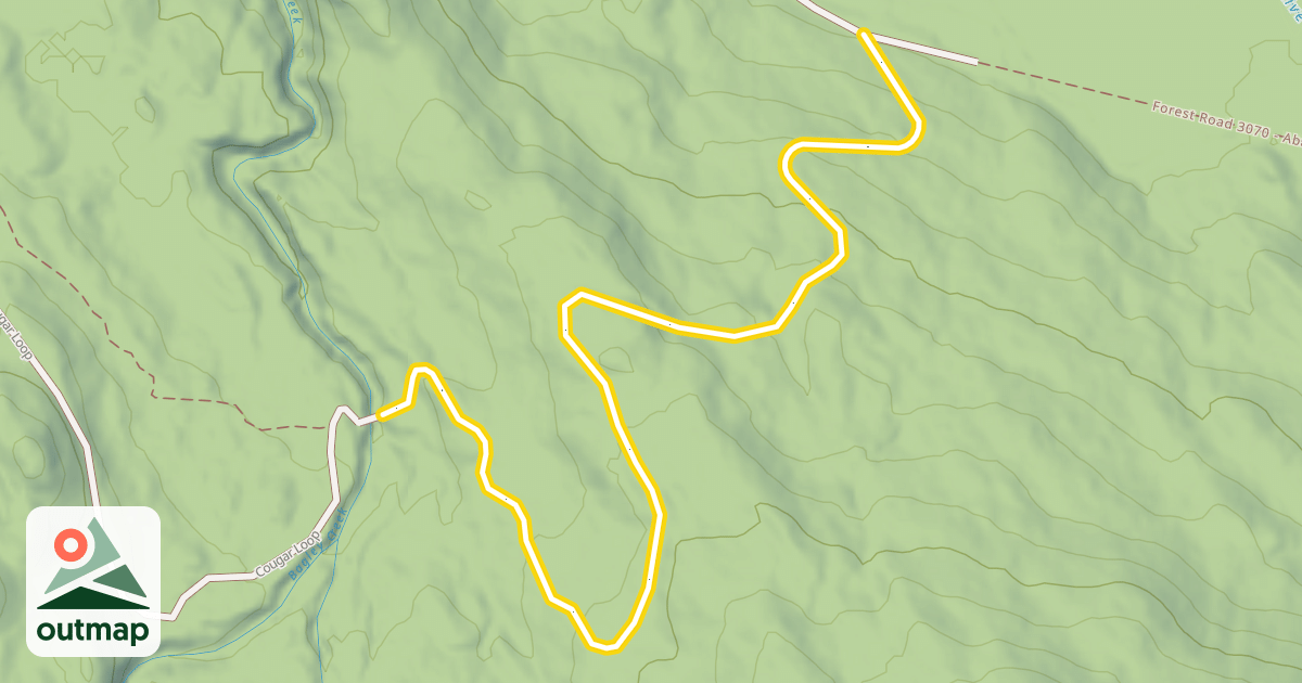 Map of Cougar Loop