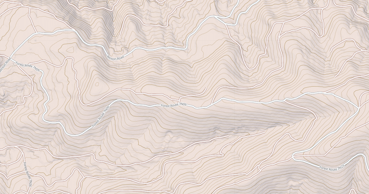 Map preview of USFS Motor Vehicle Use Map Roads {09E2BCED-BF64-44C7-ABED-C4BFE1D2B8B8}
