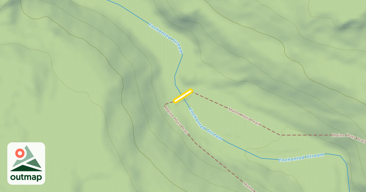 Map of Maine Huts Trail