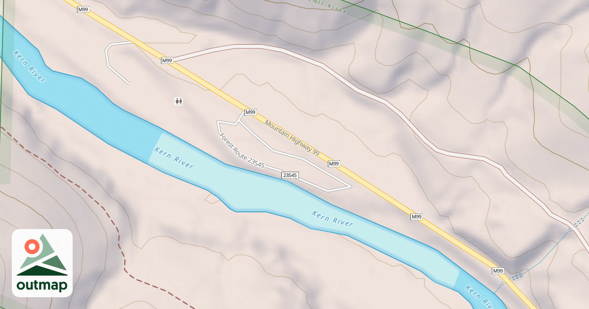 Map of CALKINS FLAT-B