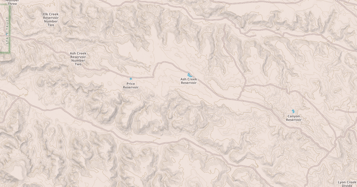 Map preview of SOUTH ASH CREEK