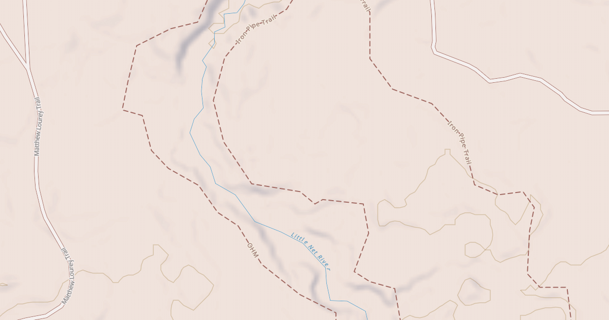 Map preview of Straight Arrows Trail