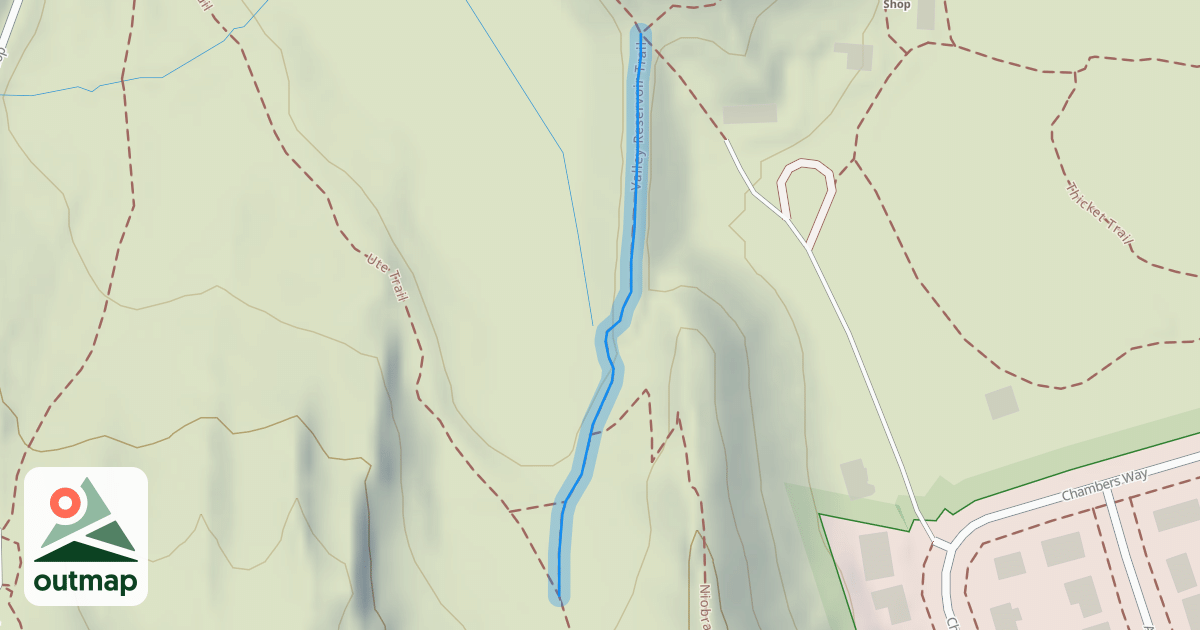 Map of Valley Reservoir Trail