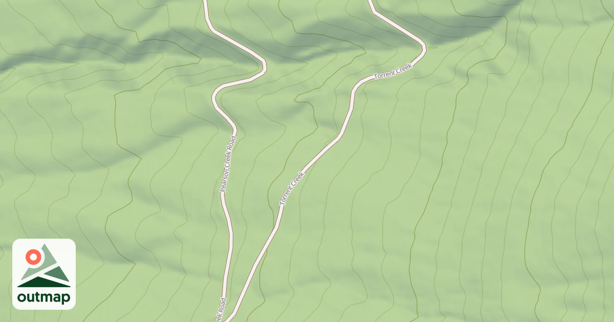 Map of TORRENT CREEK