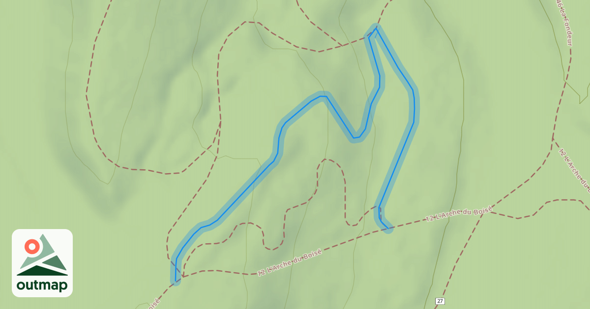 Map of 72 La Chousse