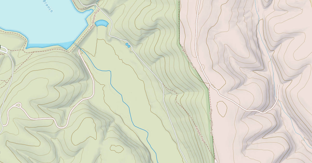 Map preview of Shawnee State Park Trails