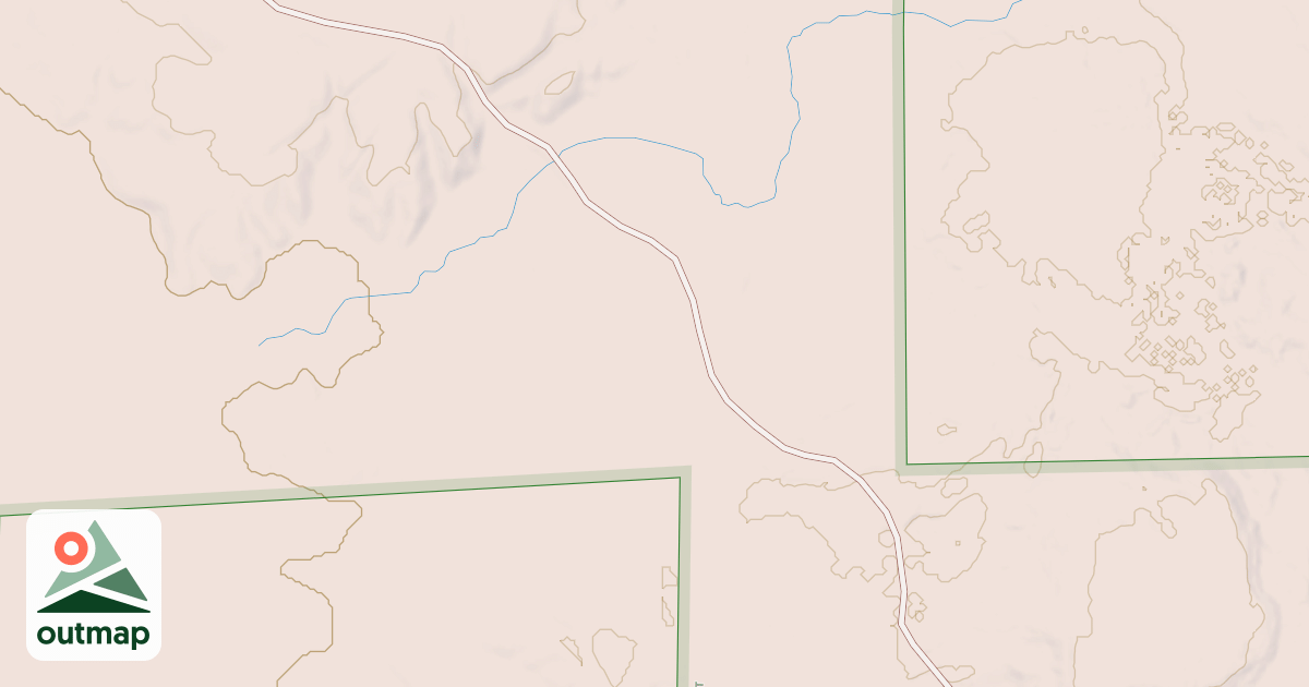 Map of LUCILLE LAKE
