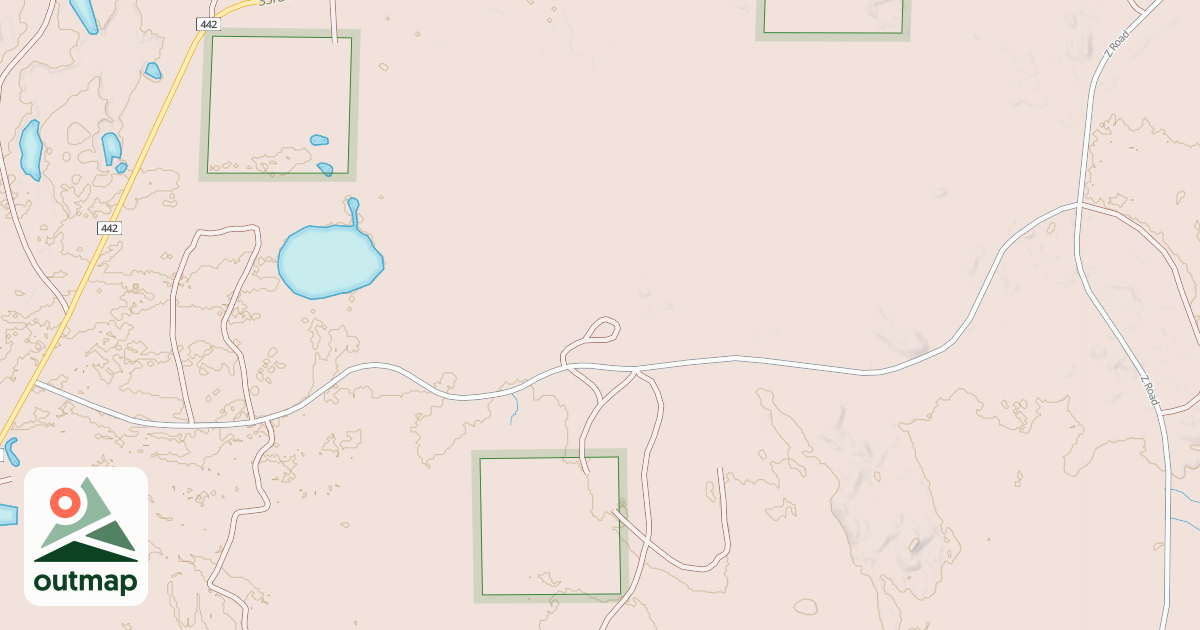 Map of BISHOP LAKE