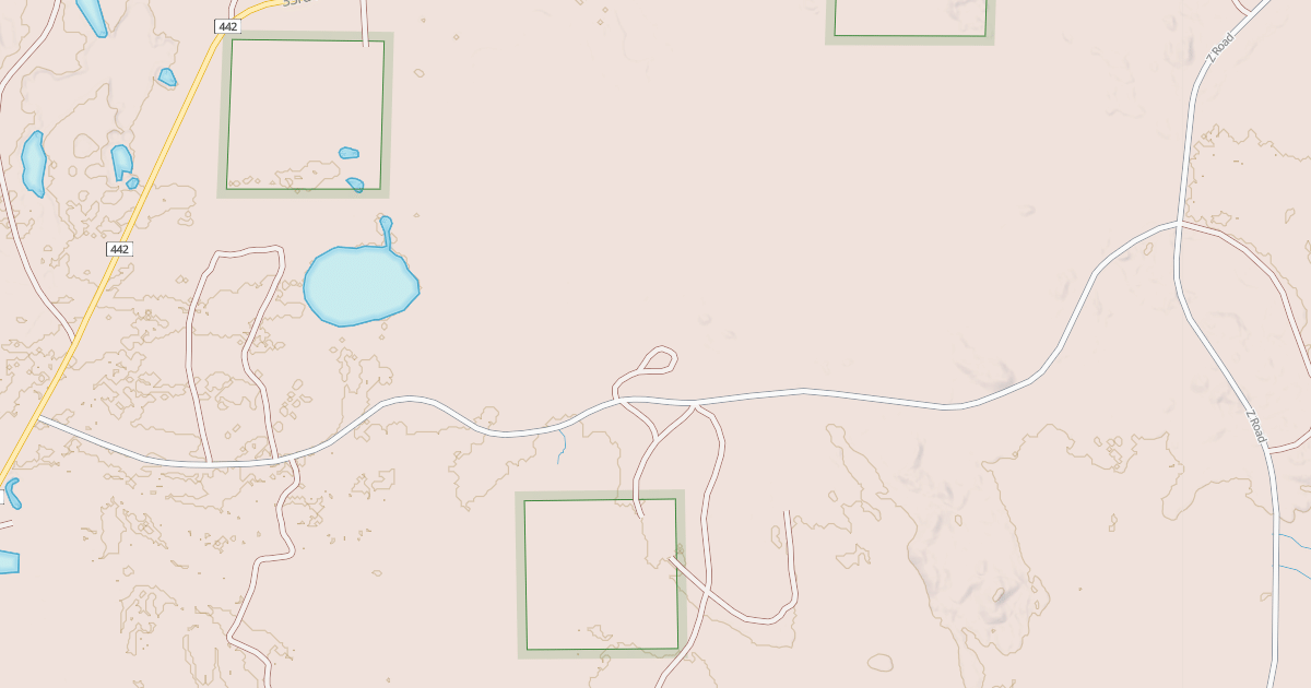 Map preview of BISHOP LAKE