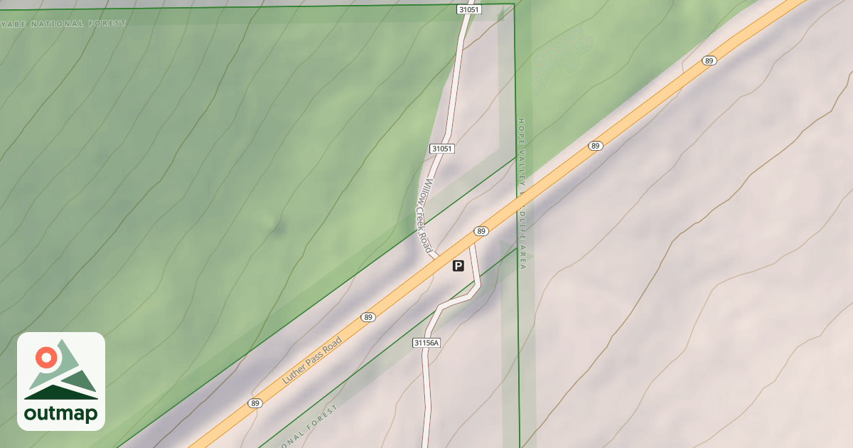 Map of HORSE MEADOWS ROAD