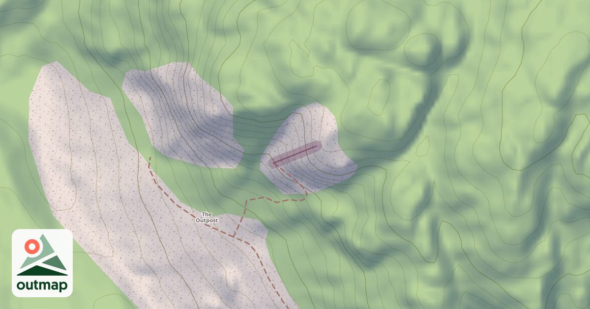Map of Climbing Route
