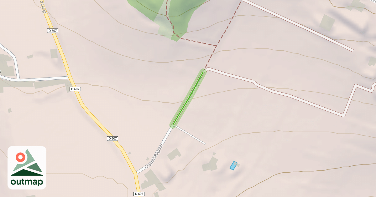 Map of Chemin Pagnon