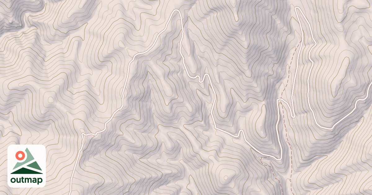 Map of Slickear Ridge