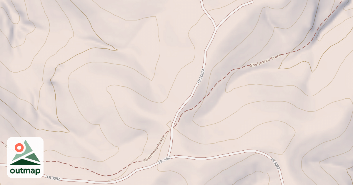 Map of Sheltowee Trace