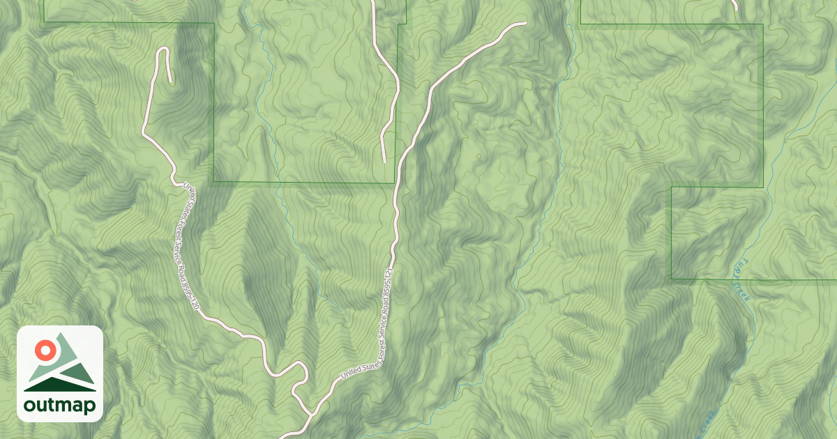 Map of USFS Motor Vehicle Use Map Roads {2CC84DCD-5B46-4C90-8AE9-C32D1C72D4AB}