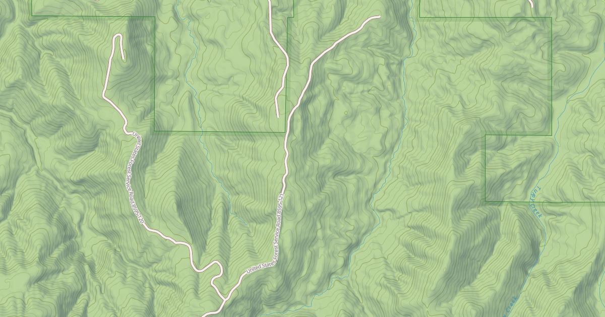 Map preview of USFS Motor Vehicle Use Map Roads {2CC84DCD-5B46-4C90-8AE9-C32D1C72D4AB}