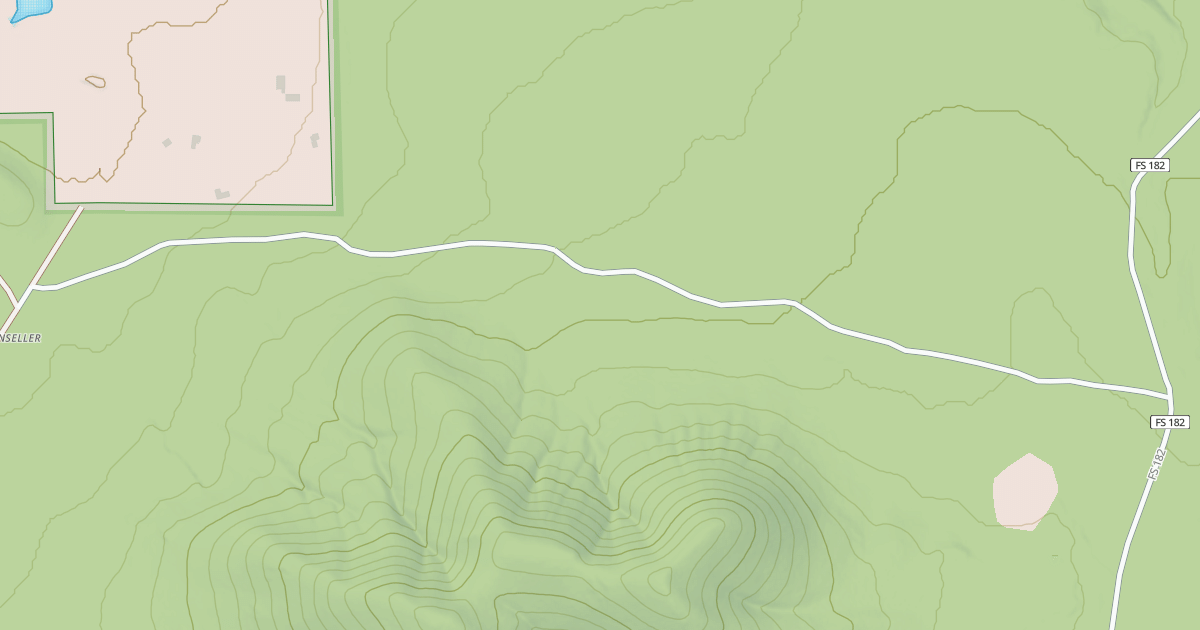 Map preview of USFS National Forest System Roads {1C9D10DB-AEED-4020-B185-852A0B73C6E2}