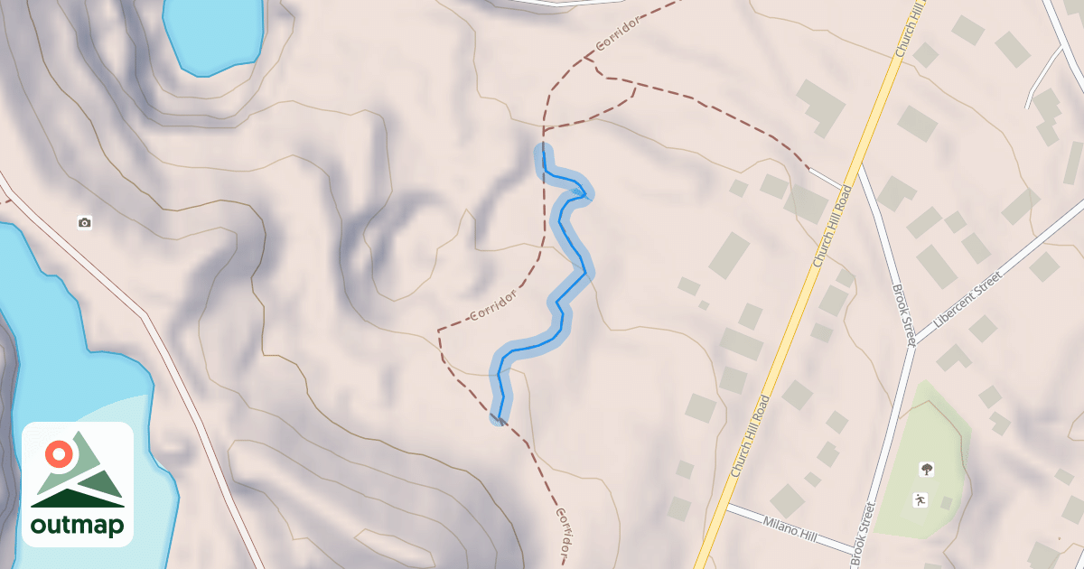 Map of Touring Center Trail