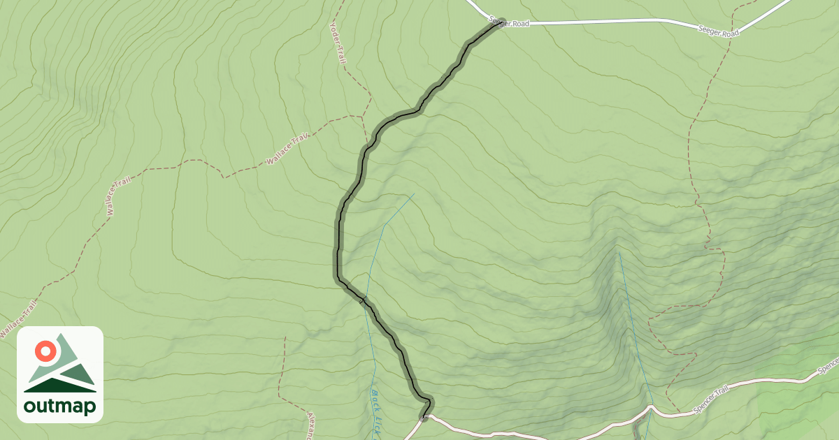Map of Telephone Trail