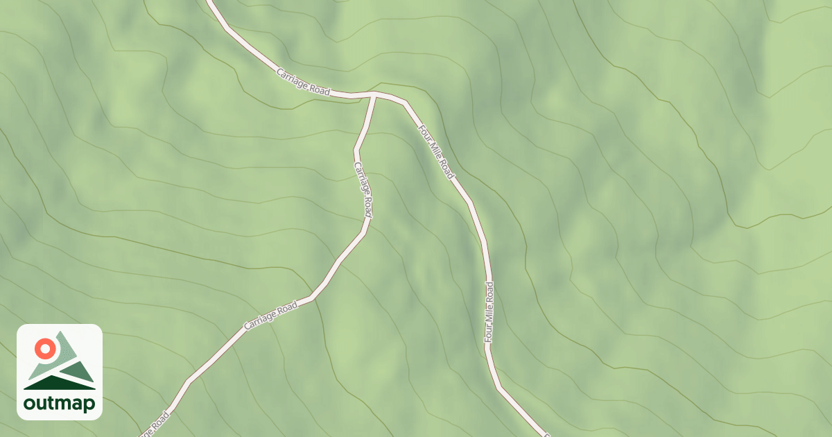 Map of FOUR MILE