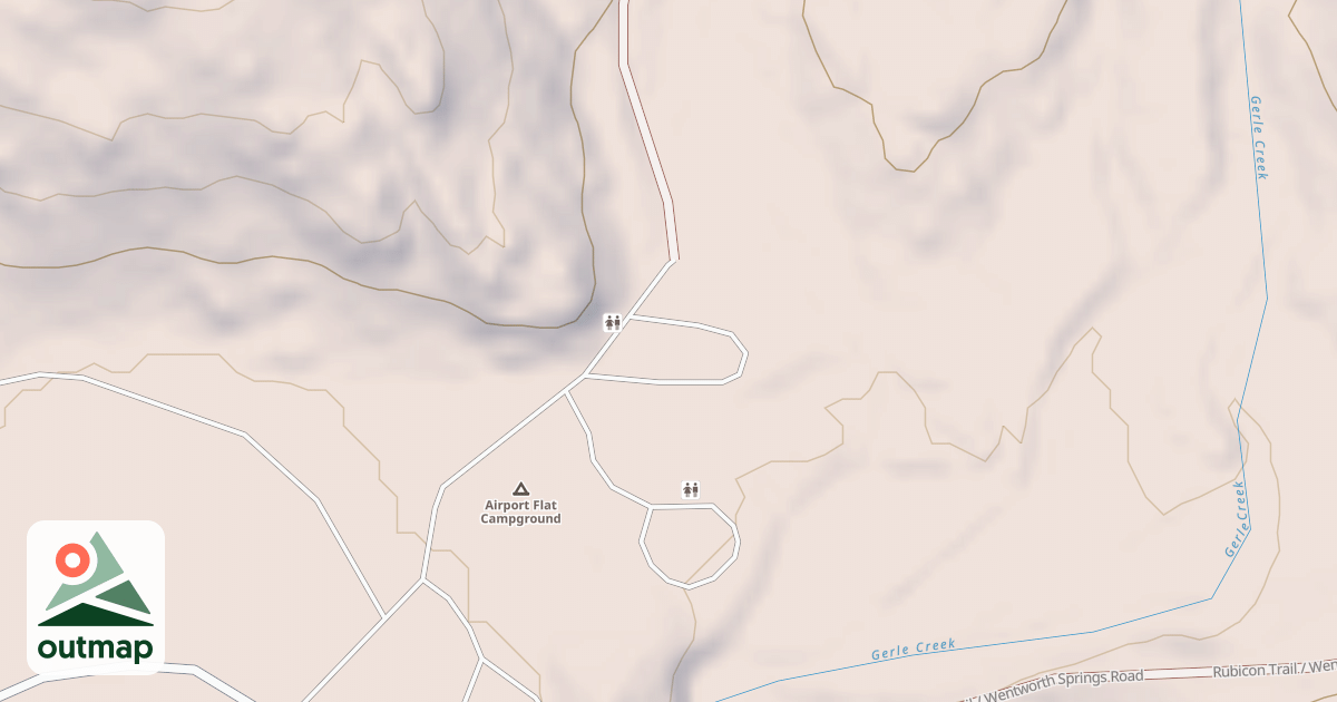 Map of AIRPORT FLAT LOOP F