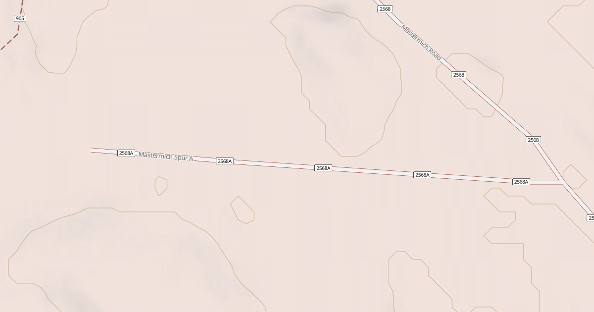 Map preview of MASTERMICH SPUR A