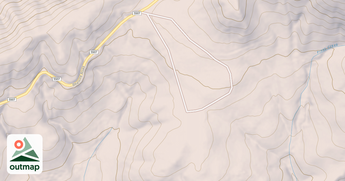 Map of BEASORE T SPUR