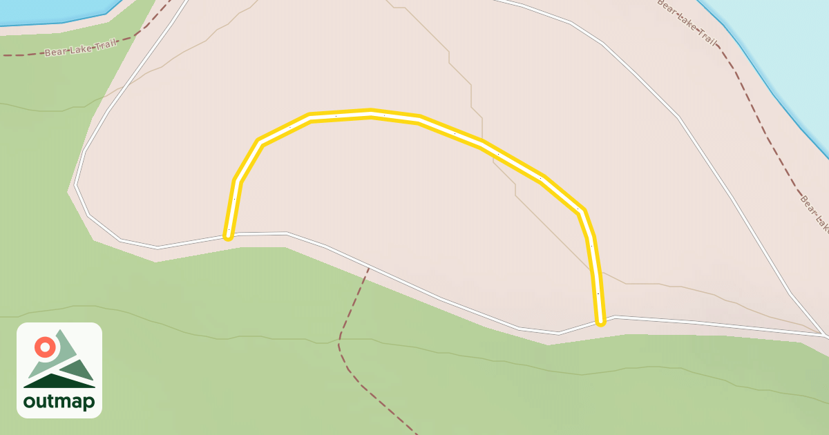 Map of Bear Lake Loop