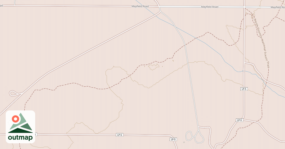 Map of Grand Traverse Motorcycle Trail