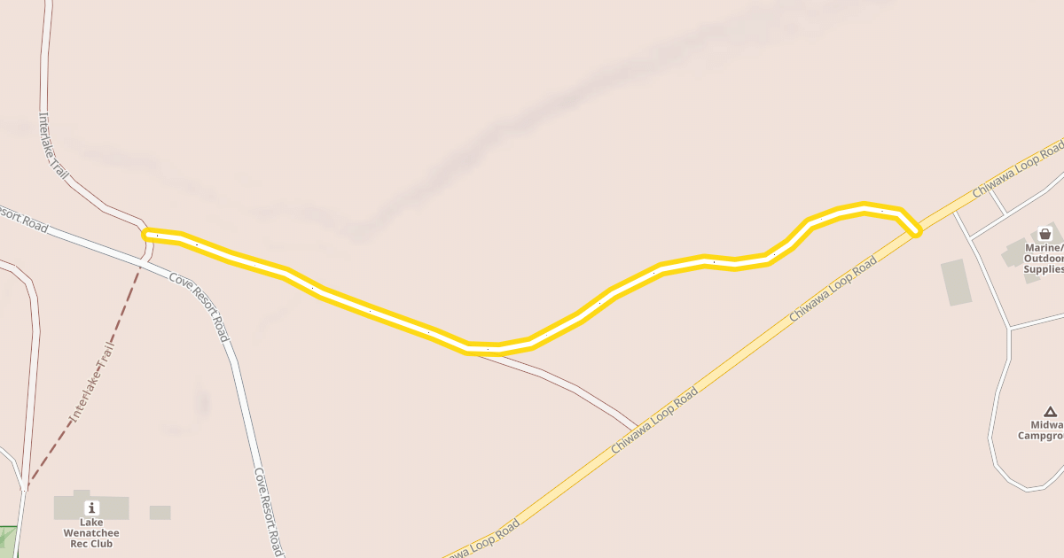 Map preview of Midway Trail
