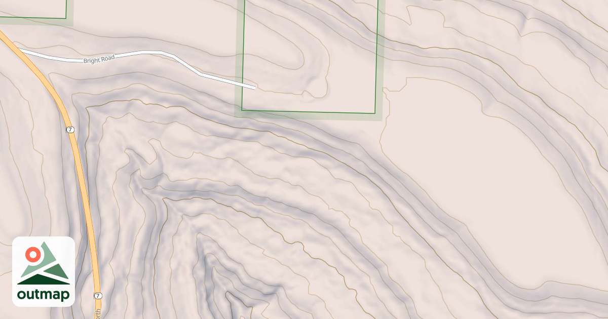 Map of BRIGHT RD