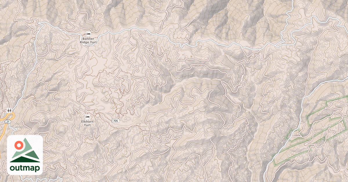 Map of BANNER CREEK