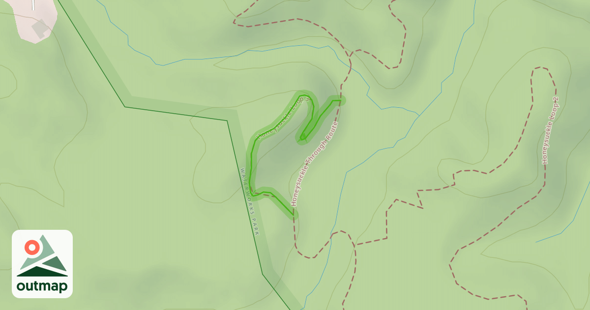 Map of Honeysuckle Loop 3