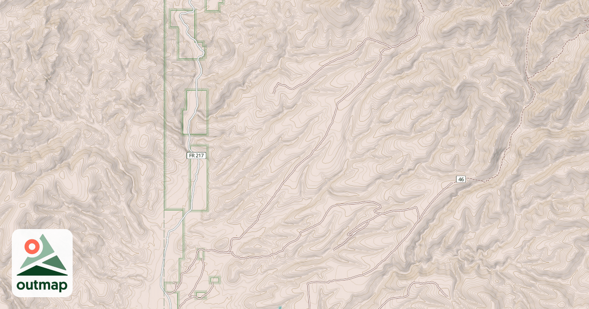 Map of USFS National Forest System Roads {82F919FF-0323-4A20-8549-81490B86DE39}