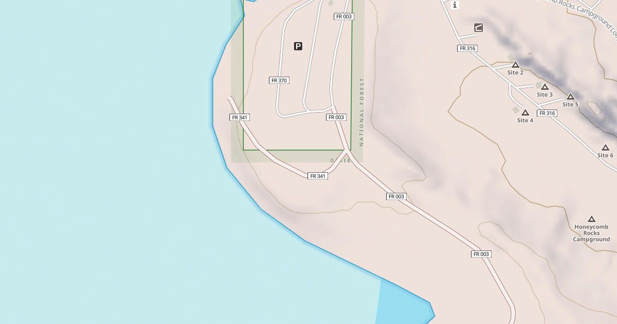 Map preview of ENTERPRISE BOAT RAMP