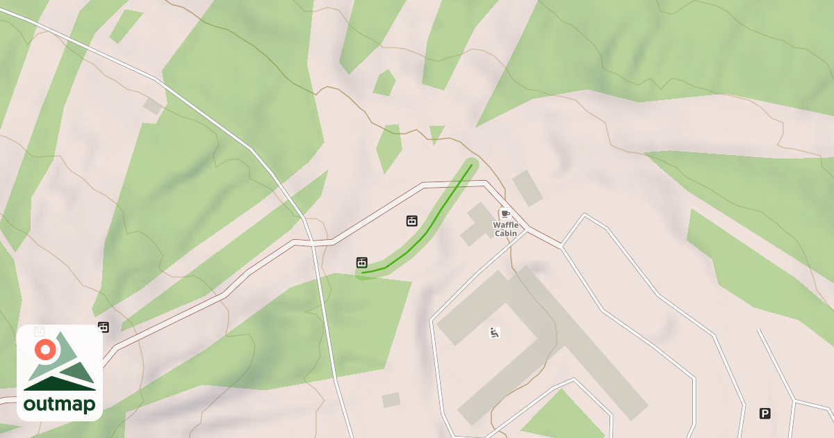 Map of magic carpet slope
