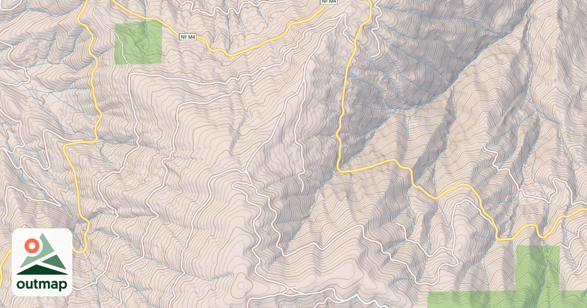 Map of HORSE TROUGH