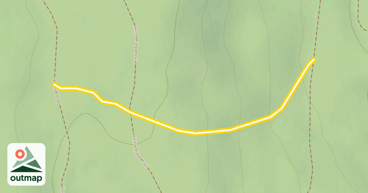 Map of China Ridge Trail