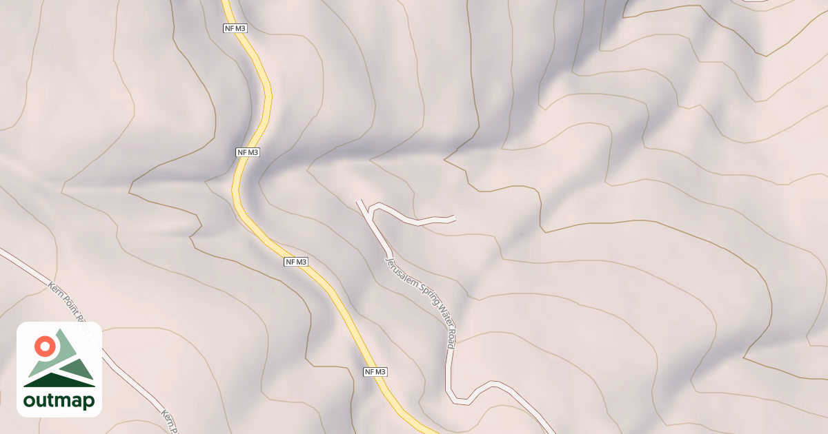 Map of JERUSELEM SPRING