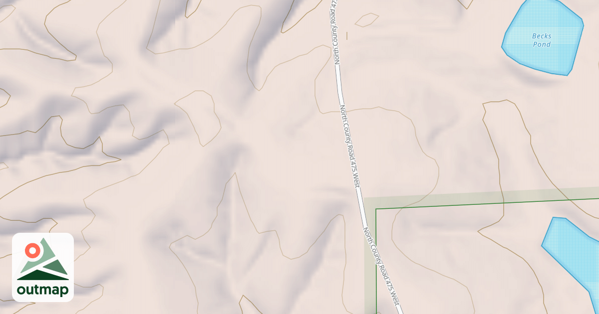 Map of WAGGONER POND SOUTH