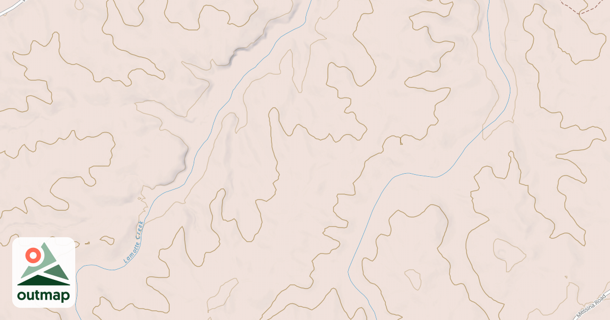 Map of LAMOTTE CREEK