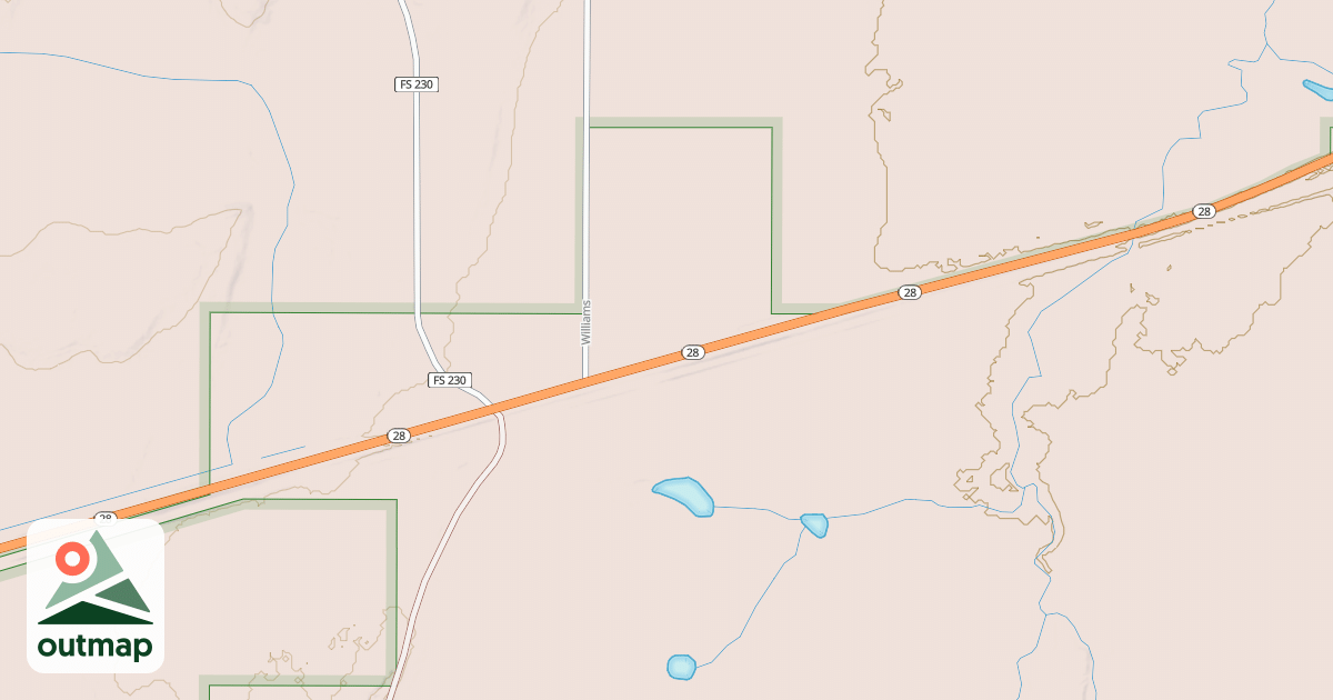 Map of Bessemer Snowmobile #8
