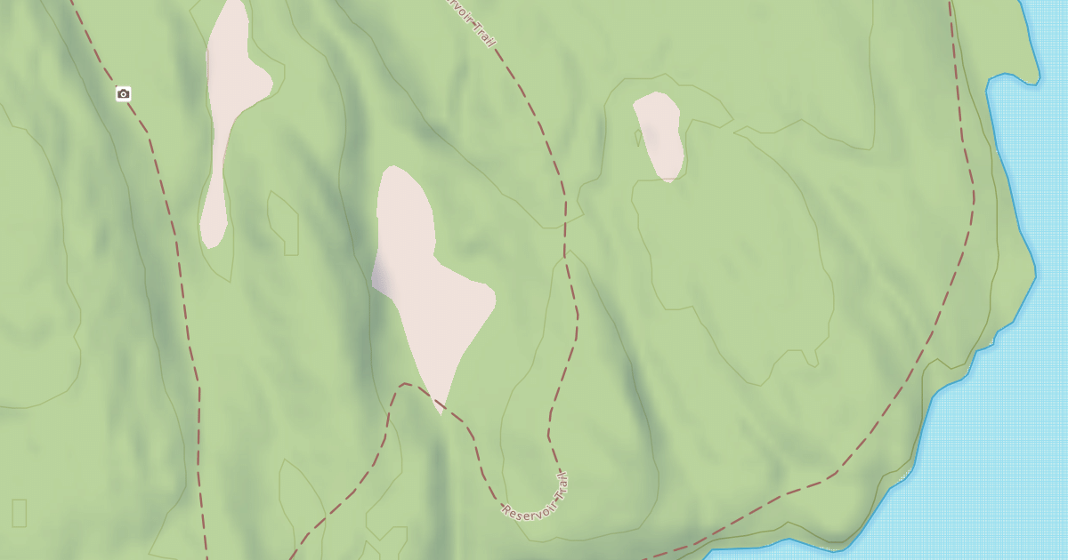 Map preview of Reservoir Trail