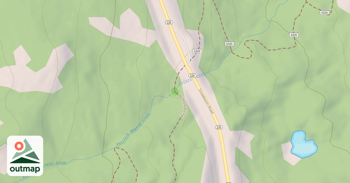 Map of Green Pond