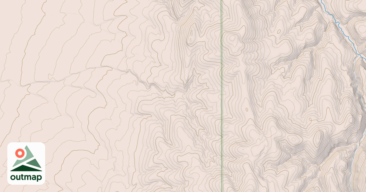 Map of NORTH JAKES CREEK