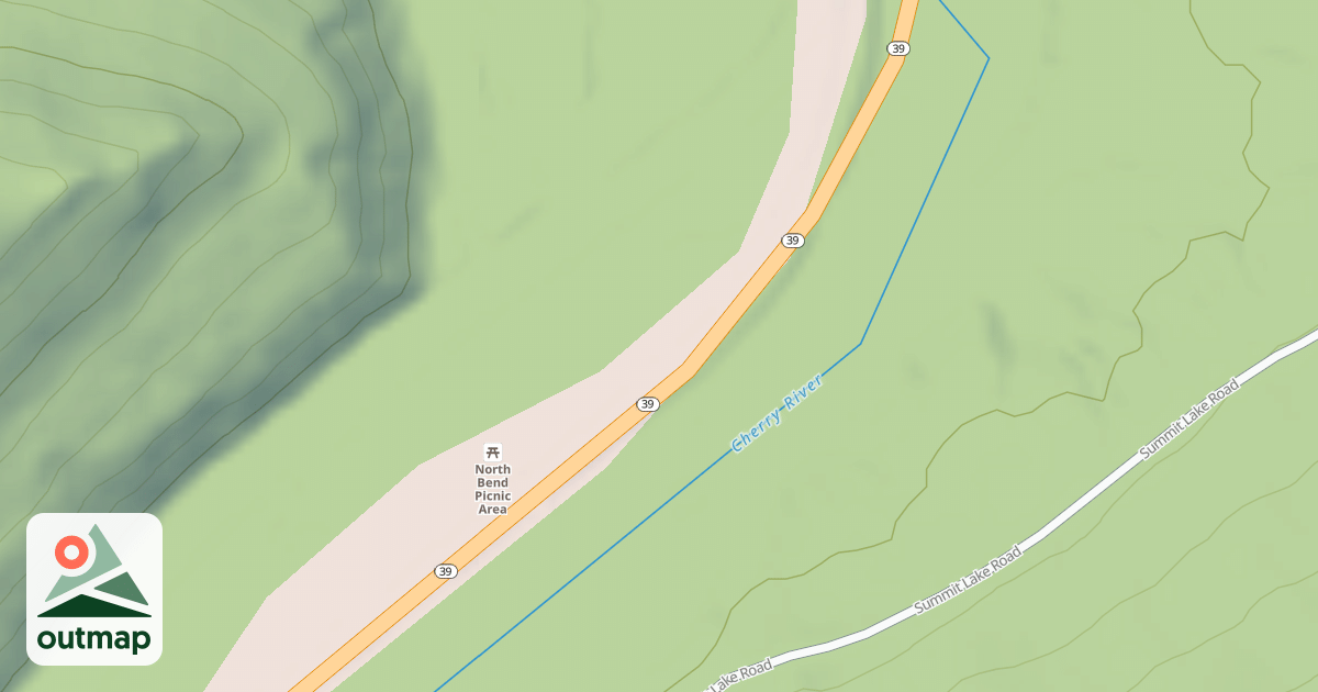 Map of NORTH BEND